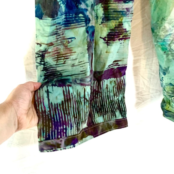 Multicolor Jumpsuit Sz M And Entirely Gorgeous, No Stretch - Picture 6 of 14